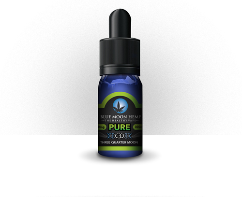 Blue Moon Hemp PURE – CBD THREE QUARTER MOON 300MG